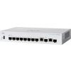 Cisco switch CBS350-8S-E-2G-EU (8xSFP, 2xGbE/SFP combo,fanless) - REFRESH