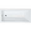 BESCO MODERN 140 x 70cm vaňa klasická obdĺžniková, akrylátová, biela lesklá, #WAM-140-MO