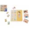 Puzzle doskové drevené ľudské telo šport vo fólii