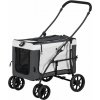 BRAVSON GROUP s.r.o. Vozík pre psov 2v1 PAWHUT D00-192V00GY, šedý