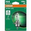 Osram H4 12V 60/55W P43t Ultra Life - blister