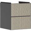 Hansgrohe Xevolos E - Umývadlová skrinka 58x48x48 cm, 2 zásuvky, matná sivá/bronzová 54174390