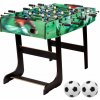 GAMES PLANET Stolný fubal BELFAST 121 cm x 101 x 79 cm skladací tmavo hnedý