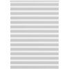 VidaXL Roleta zebra, svetlošedá, 150,9 cm, polyester