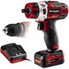 Einhell TE-CD 18/40 Li-Solo TE-CD 12/1 X-Li (1x2,0Ah) aku vŕtací skrutkovač, 12 V, 2000 mAh Li-Ion akumulátor + akumulátor, + púzdro, 4513592; 4513592