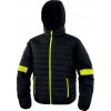 DELTA BLOOM / Pánska páperová bunda - čierna / žltá XL