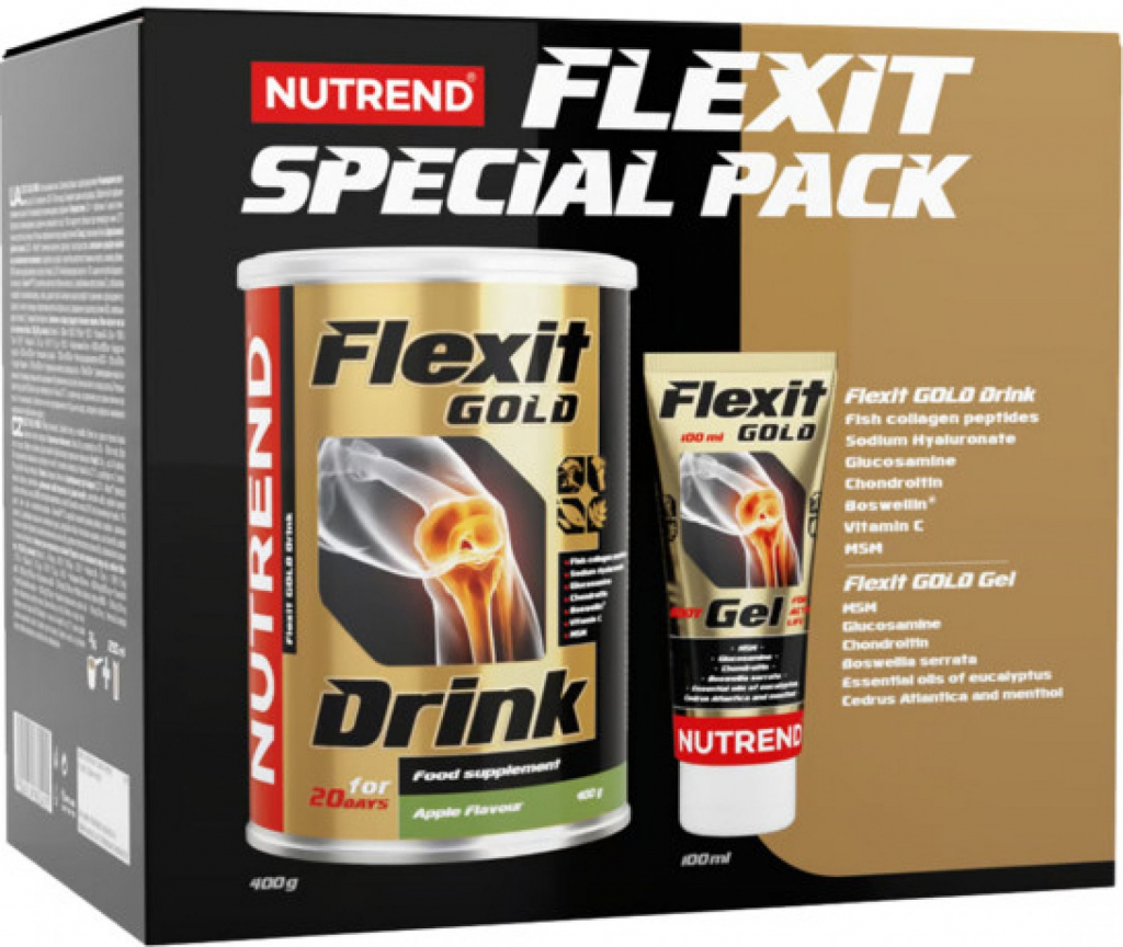 Nutrend Flexit GOLD DRINK pomaranč 400 g