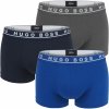 BOSS - 3PACK boxerky gray & blue combo (HUGO BOSS)-XL (99-107 cm)