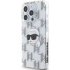 Zadný kryt Karl Lagerfeld IML Electroplated Karl Head pre Apple iPhone 15 Pro Max, transparentný
