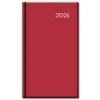 Diár 2026 MINI FALCON, A6, týždenný, červený, 144 listov, 80 x 140mm