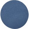 NORTHRUGS , DOPREDAJ: 140x140 (priemer) kruh cm Kusový koberec Twin-Wendeteppiche 103100 blue cream kruh - na von aj na doma, 140x140 (priemer) kruh, modrá, chodba / predsieň