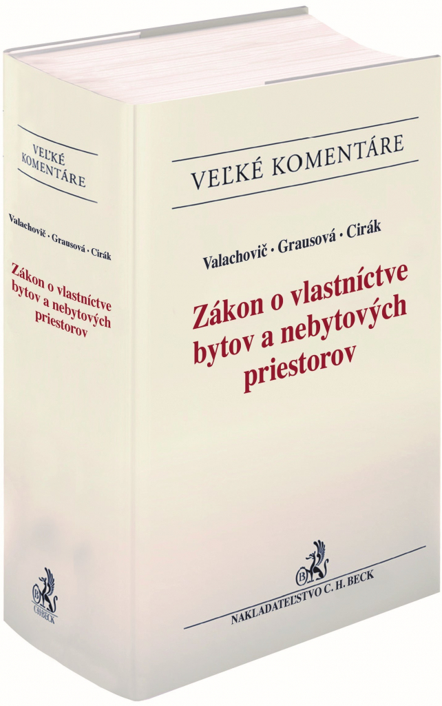 Zákon o vlastníctve bytov a nebytových priestorov. Komentár - SO_EVK19