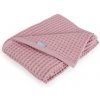 CEBA Deka detská Waffle Line 90 x 90 Silver Pink Ceba