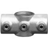 Pozinkovaná spojka pre trubky 42,4mm, tvar kríž