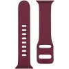 Tactical 793 Silikónový Remienok s Prackou pre Apple Watch 38, 40mm Wine červená