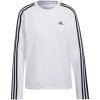 adidas 3S LS T Dámske tričko s dlhým rukávom, biela, S