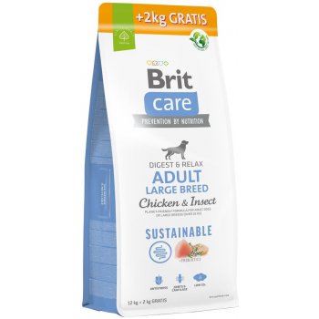 Brit Care Sustainable Adult Large Breed Chicken & Insect 14 kg