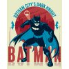 ZUTY Maľovanie podľa čísel - KRESLENÝ BATMAN II Rámovanie: vypnuté plátno na rám, Rozmer: 40x50 cm