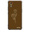 Picasee silikonový černý obal pro Samsung Galaxy Xcover 7 - Brown flowers