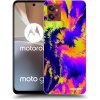 Picasee silikónový čierny obal pre Motorola Moto G32 - Burn