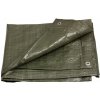 Zakrývacia plachta 8x12m, PE STANDARD 70g/m2, zelená s okami