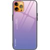 AppleKing kryt so sklenenou zadnou stranou pre iPhone 13 Pro - ružovo-fialový - možnosť vrátiť tovar ZADARMO do 30tich dní