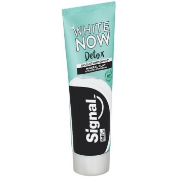 Signal White Now Detox Charcoal bieliaca zubná pasta s aktívnym uhlím 75 ml  od 2,5 € - Heureka.sk