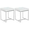 Sada 2 taburetiek Barci, biela