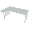 kancelársky stôl ergo pravý 160x120 cm - GE 1800 P šedá