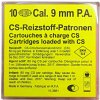 Plynové náboje CS 9mm pištoľ Wadie 10ks /80mg