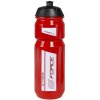 Fľaša FORCE STRIPE 0,75 l, červená-biela