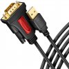 Axagon ADS-1PSN USB-A 2.0 - serial RS-232 DB9-M Prolific adapter cable 1.5m - Adapter - Digital/Daten sériový kábel Čierna 1,5 m USB Typ-A
