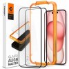 Spigen Glass tR AlignMaster 2 Pack FC Black iPhone 15 Plus AGL06886