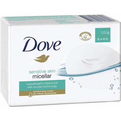Dove Pure & Sensitive hypoalergenní toaletní mydlo 100 g