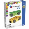 Magna-Tiles Magnetická stavebnica Cars 2 dielna Green/yellow