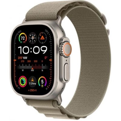 Apple Watch Ultra 2 GPS , 49mm , titánové puzdro s trailovým remienkom zelenášedá - ML MRF43CSA