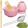 BAMBUSOVÁ SÚPRAVA NA PRÍPRAVU MATCHA ČAJU, METLIČKA, LYŽIČKA CHASEN, 5 V 1