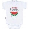 Body s potlačou New Baby My first Summer