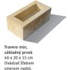 Semmelrock Bradstone Travero 40x20x15cm