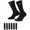 Vysoké bavlnené ponožky Nike EVERYDAY PLUS CUSHIONED CREW (6 PAIRS) čierne SX6897-010 - XL