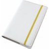 Kožený obal na diár Moleskine S 14 x 9 cm - koža biela deluxe