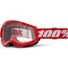 100% SPEEDLAB Cyklistické okuliare - STRATA 2 - červená/biela