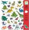 DJECO Samolepky Dinosaury (160 ks)