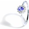 Blink-Blink Diamantový prsteň s Tanzanitom 2216BTG