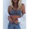 BeChick Šedá sportovní podprsenka Brami BeChick ❤ - M/L
