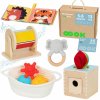 TOOKY TOY Box XXL Montessori vzdelávací senzorický box 6 v 15-6 mesiacov