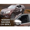 Plexi, ofuky Nissan Navara 2014 =>