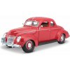Maisto Ford Deluxe Coupe 1939 1:18 červená (090159311805)