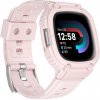 VSETKONAMOBIL 56539 GLACIER Ochranné puzdro pre Fitbit Versa 4 / 3 / 2 / 1 ružové