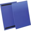 Durable Magnetické vrecko na dokumenty 210x297mm na výšku 50ks modré